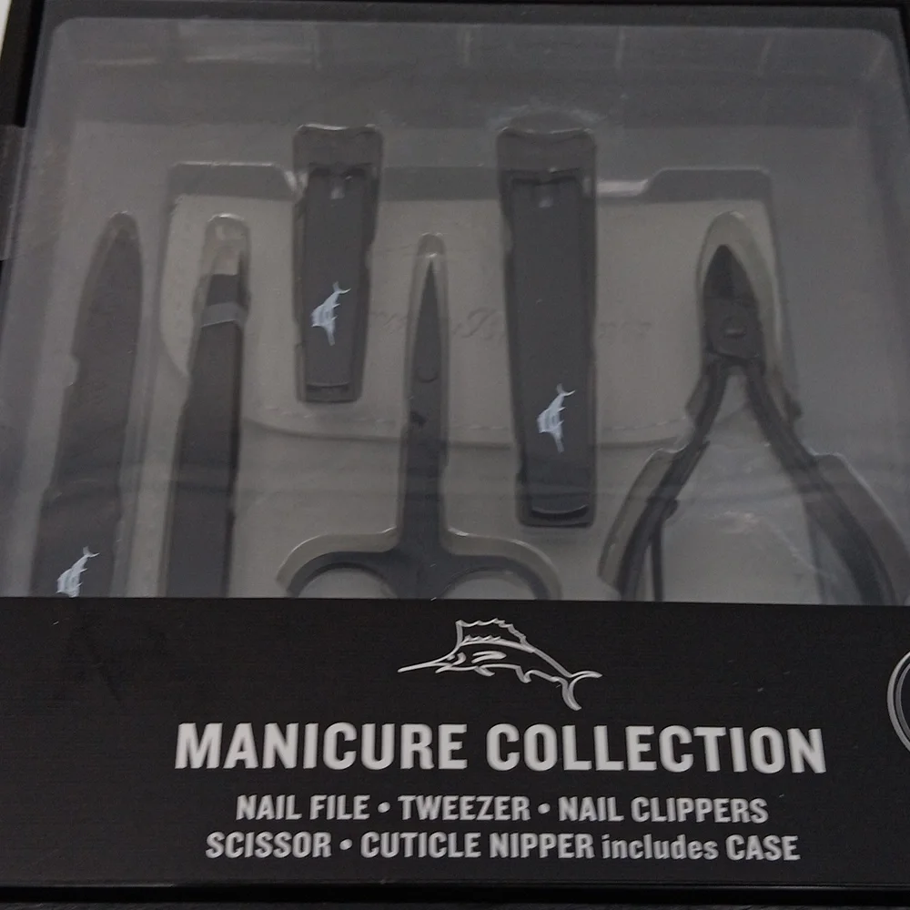 TOMMY  BAHAMA MANICURE COLELCTION - BLACK/GRAY